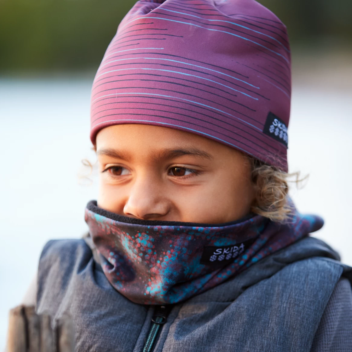 Fire Mist | Kids Alpine Neckwarmer 4 Fire Mist | Kids Alpine Neckwarmer - Image 2